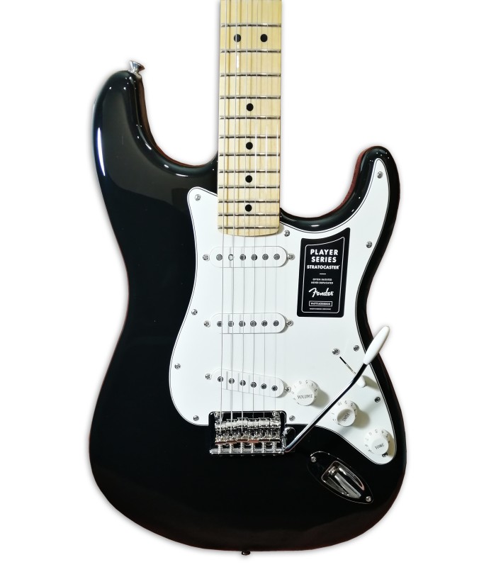 Cuerpo y pastillas de la guitarra eléctrica Fender modelo Player Strato MN Black