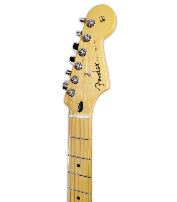 Head of the eletric guitar Fender model Player Strato MN Black