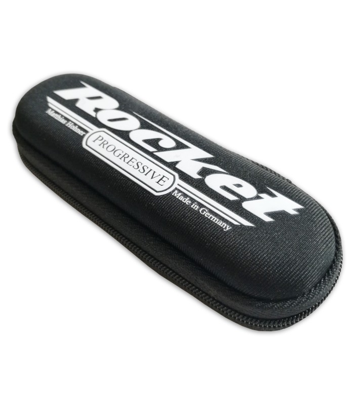 Estuche de la armonica Hohner modelo Rocket Harp en Si