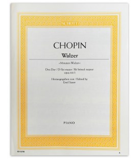 Photo of Chopin minute waltz Op.64 n尊1's book cover