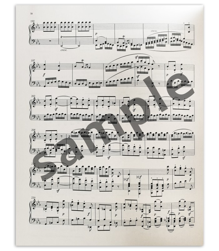 Muestra del libro Beethoven Moonlight Sonata Op 27 1 y 2
