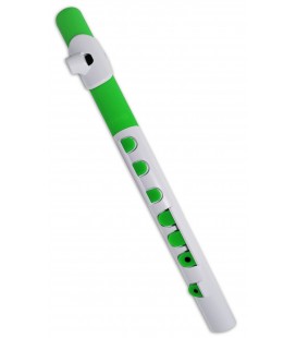 Foto de la flauta Nuvo Toot modelo N 430TWGN en D坦 y en color blanco y verde