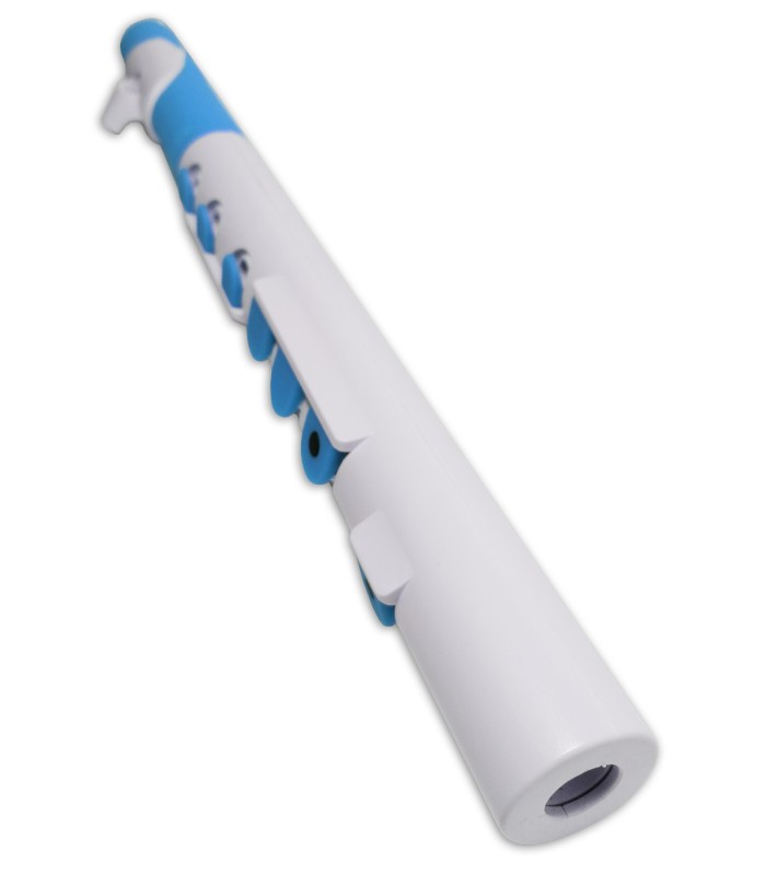 Detalhe do corpo da flauta Nuvo Toot modelo N 430TWBL