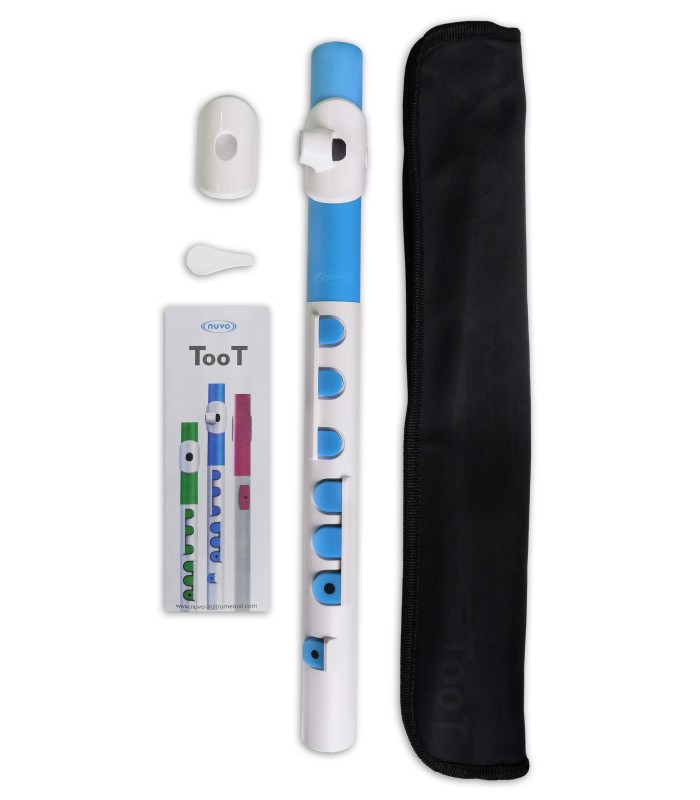 Flauta Nuvo Toot modelo N 430TWBL con funda y accesórios