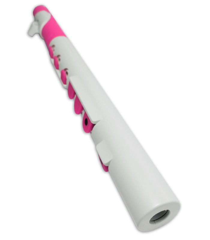 Detalle del cuerpo de la flauta Nuvo Toot modelo N 430TWPK