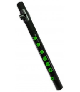 Foto de la flauta Nuvo Toot modelo N 430TBGN en D坦 y en color negro y verde