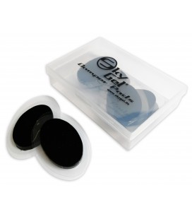 Foto da caixa com o gel Skygel modelo Skygelbk abafador de harm坦nicos na cor preta