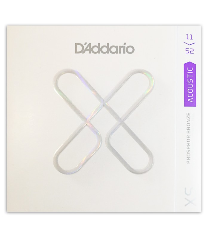 Foto da capa do jogo de cordas DAddario modelo XSAPB1152 011 para guitarra acústica