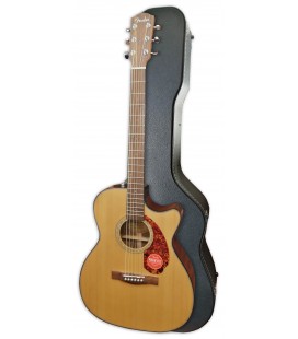 Guitarra Eletroacústica Fender CC 140SCE Concert Natural com Estojo