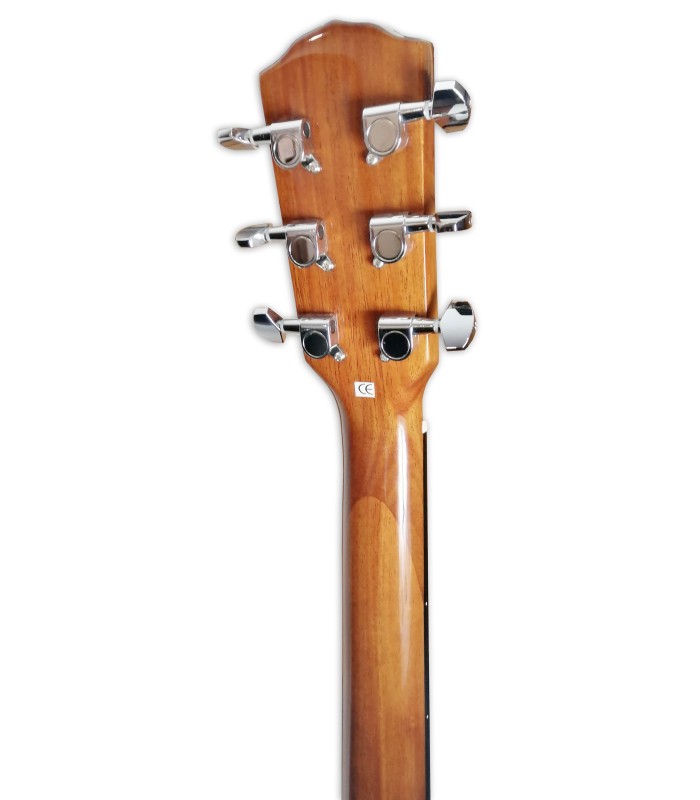 Clavijero de la guitarra electroacústica Fender concert modelo CC 140SCE natural