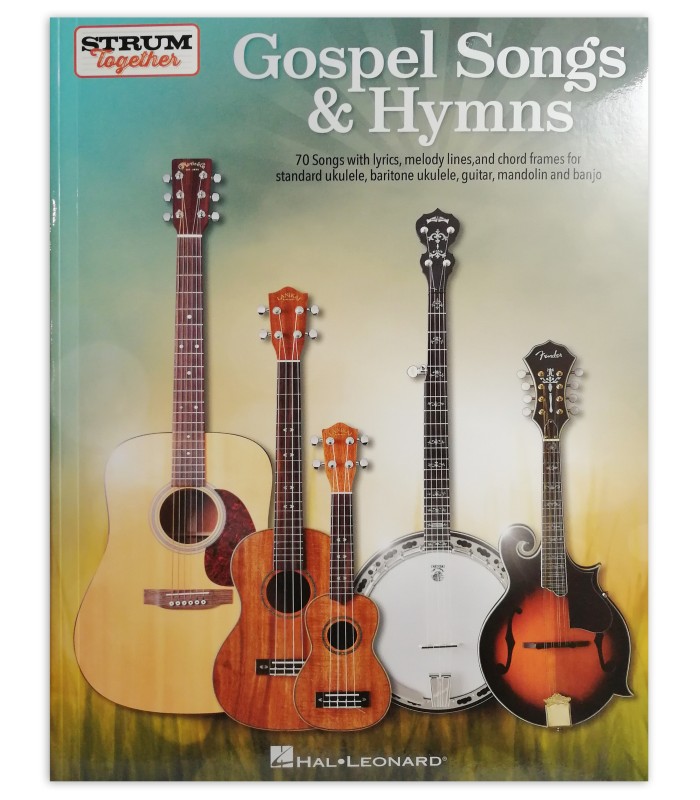 Foto da capa do livro Gospel songs & hymns strum together