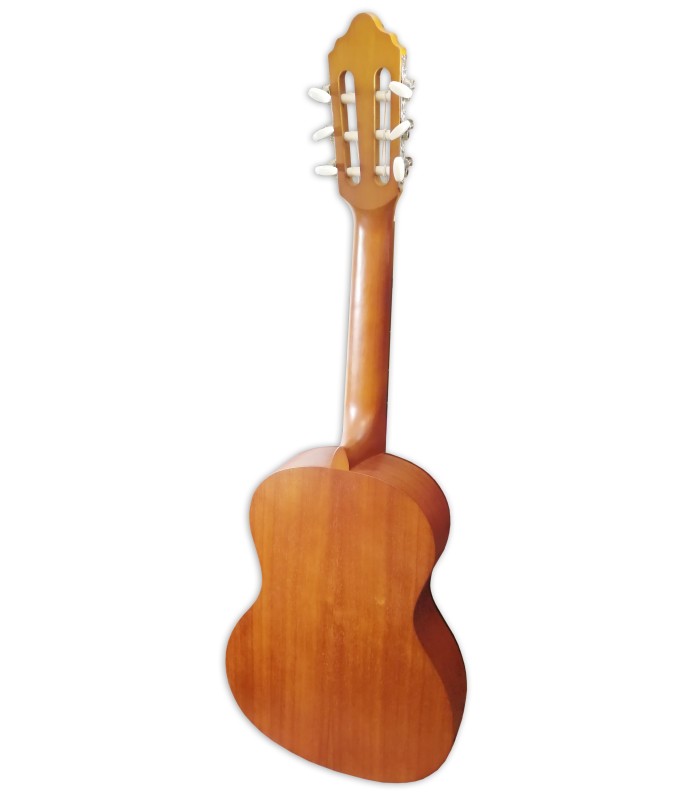 Espalda de la guitarra clásica Valencia modelo VC-202 de tamaño 1/2