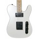 Body and pickups of the electric guitar Fender Squier model Contemporary Tele RH RMN Pearl White