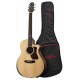 Foto de la guitarra electroacústica Walden modelo G570RCERVW Rui Veloso 40 años con funda acolchada