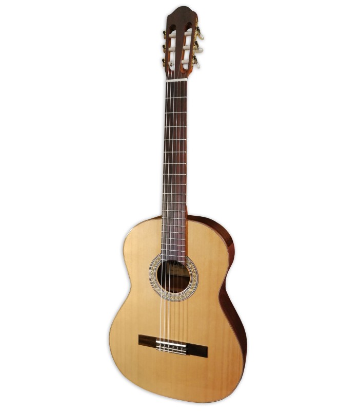 Foto de la guitarra clásica Raimundo modelo 118 con la tapa en cedro
