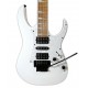 Body and pickups of the electric guitar Ibanez model RG350DXZ white