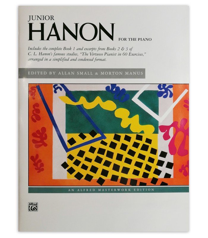 Photo of the Junior Hanon book's cover