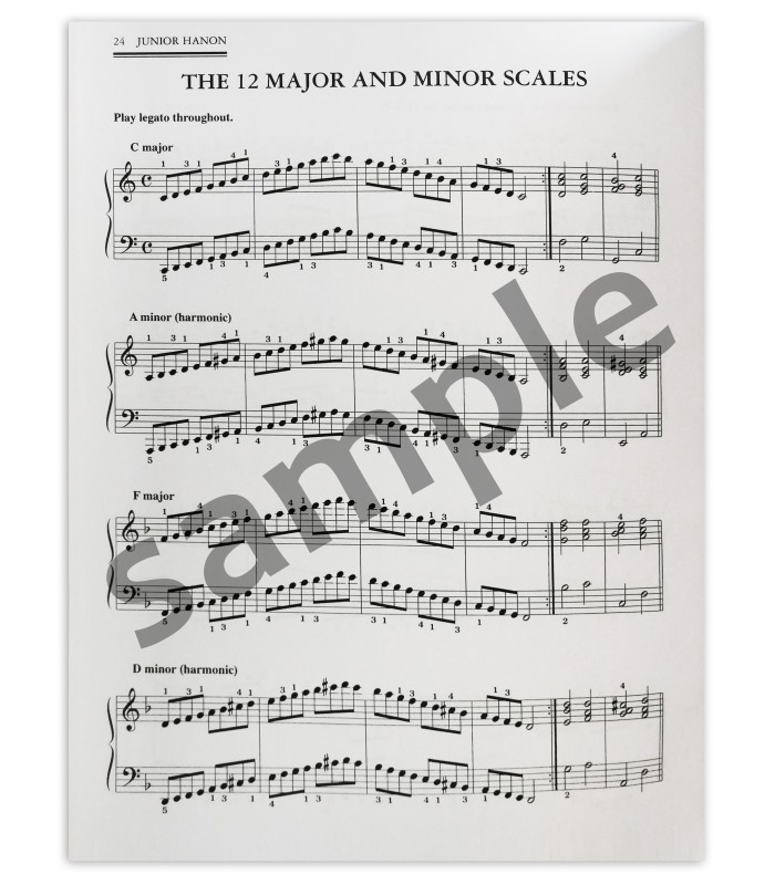 Amostra do livro Junior Hanon