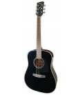 Photo of the acoustic guitar Ibanez model PF 15 BK Dreadnought Black