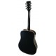Fondo de la guitarra acústica Ibanez modelo PF 15 BK Dreadnought Black