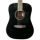 Tapa de la guitarra acústica Ibanez modelo PF 15 BK Dreadnought Black