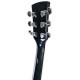 Carrilhão da guitarra acústica Ibanez modelo PF 15 BK Dreadnought Black