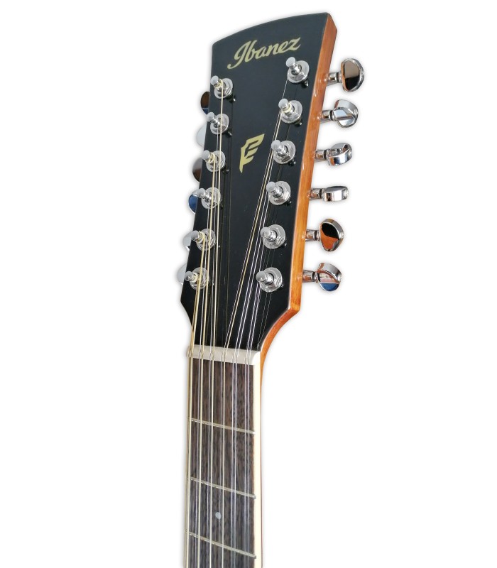 Cabeza de la guitarra acústica Ibanez modelo PF 1512 NT Dreadnougt