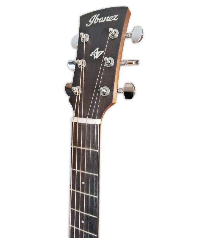 Cabeza de la guitarra acústica Ibanez modelo AW54 OPN Dreadnought
