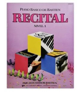 Foto da capa do livro Bastien Piano Básico Recital Nível 1