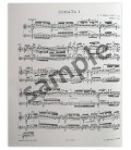 Amostra do livro Bach sonaten und partiten para violino solo BWV 1001 1006 Peters
