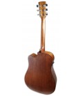 Fundo da guitarra eletroacústica Ibanez modelo AW54CE OPN Dreadnought