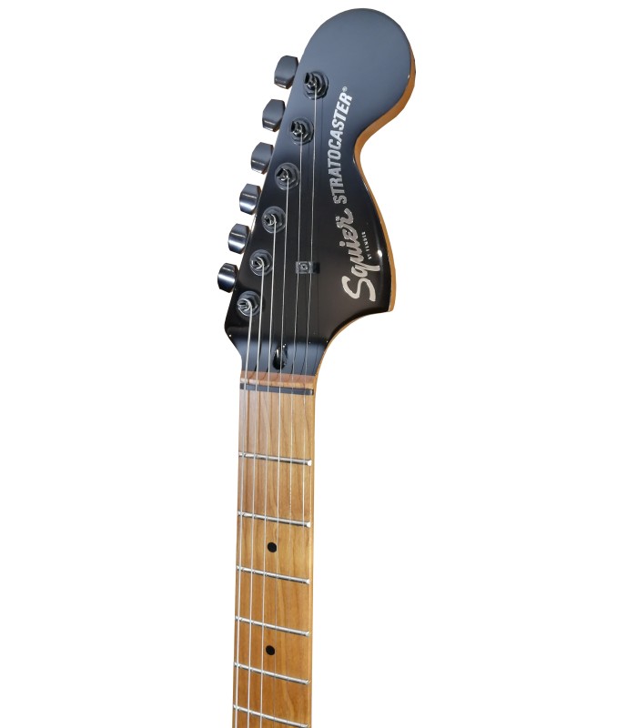 Cabeza de la guitarra eléctrica Fender Squier modelo Contemporary Strat SPCL RMN Black