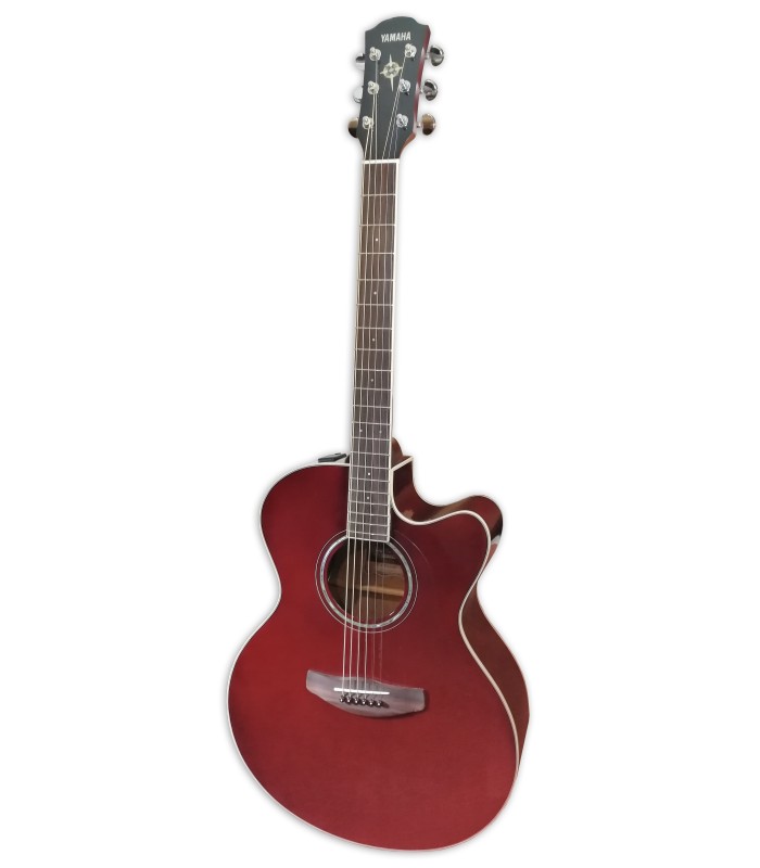 Foto da guitarra eletroacústica Yamaha modelo CPX600 RTB CTW com equalizador de 3 bandas