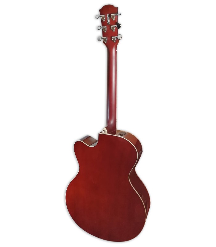 Fondo de la guitarra electroacústica Yamaha modelo CPX600 RTB CTW