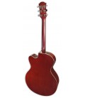 Back of the eletroacoustic guitar Yamaha model CPX600 RTB CTW