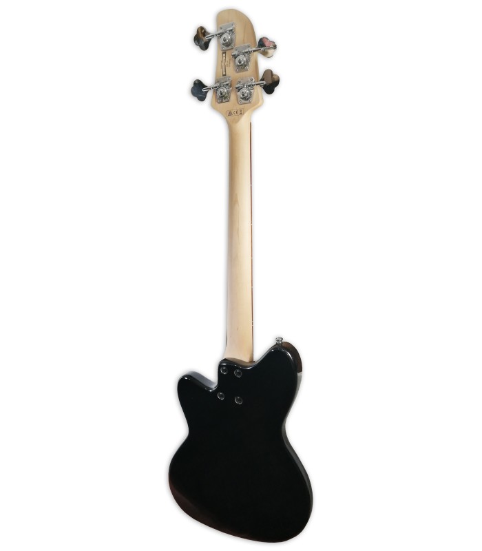 Costas da guitarra baixo Ibanez modelo TMB30 BK Short Scale Black