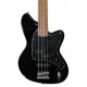Body and pickups of the bass guitar Ibanez model TMB30 BK Short Scale Black