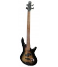 Foto de la guitarra bajo Ibanez modelo GSR200SM NGT Natural Gray Burst de 4 cuerdas