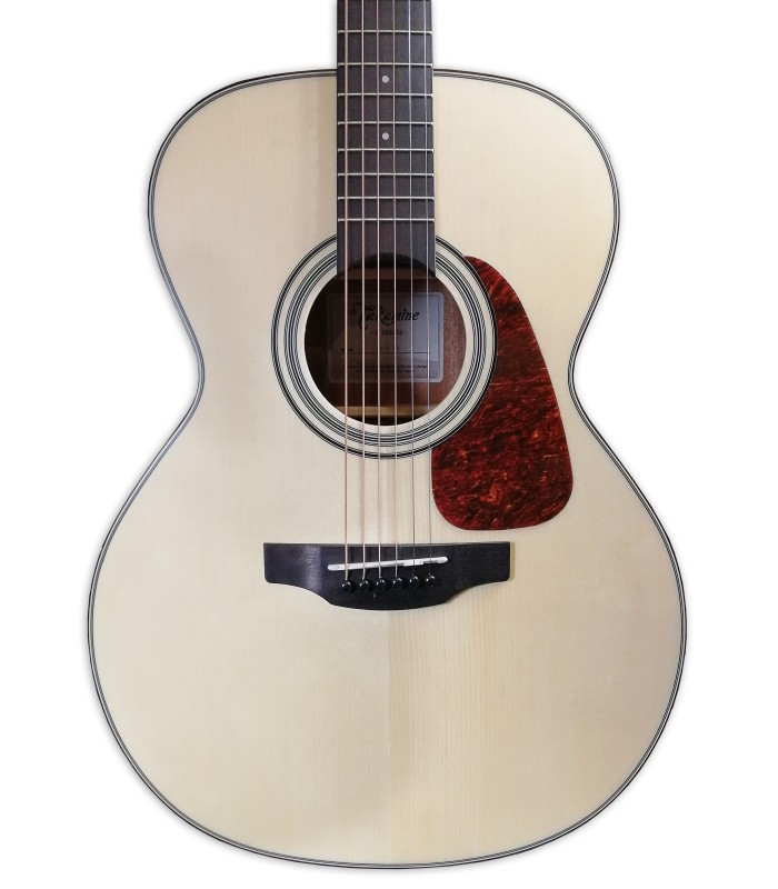 Top of the acoustic guitar Takamine model GN10 NS Nex Natural