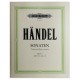 Foto da capa do livro Handel Sonatas HWV361 368 370 Peters