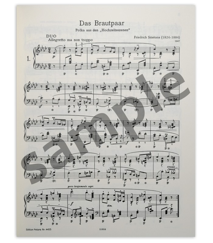 Amostra do livro Smetana Polkas Peters