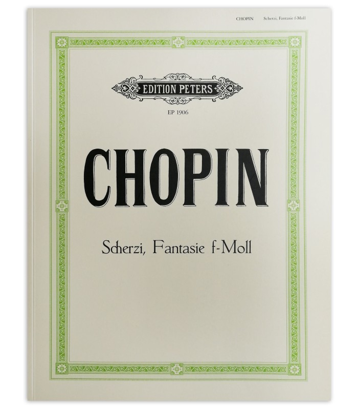 Foto da capa do livro Chopin Scherzos e Fantasias em Fá Menor Peters