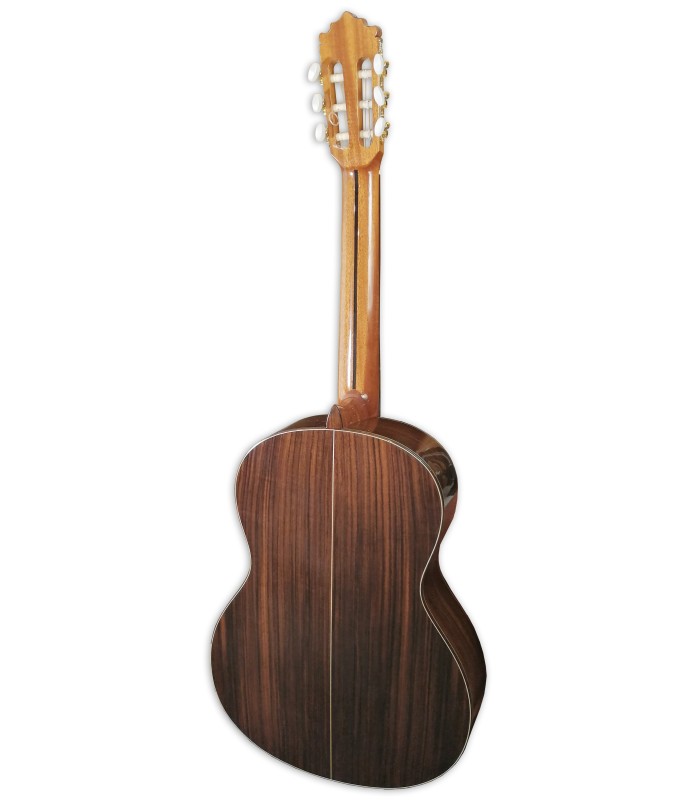 Fondo de la guitarra clásica Paco Castillo modelo 204 con tapa en abeto