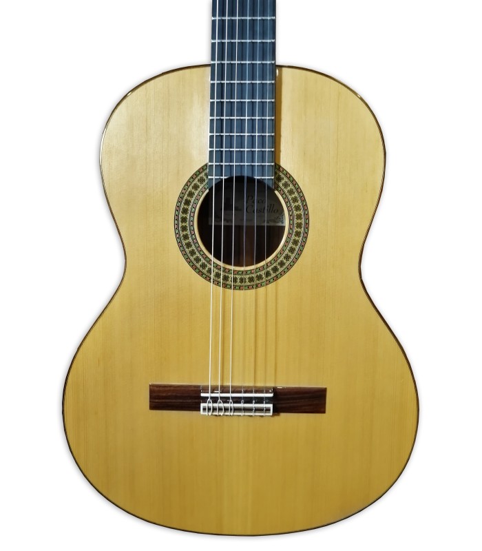 Tampo em spruce da guitarra clássica Paco Castillo modelo 204
