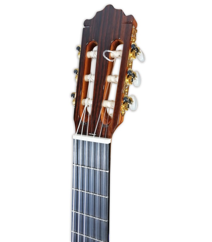 Cabeza de la guitarra clásica Paco Castillo modelo 204 con tapa en abeto