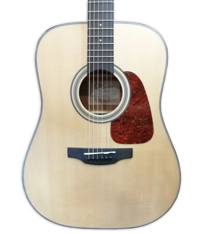 Top of the acoustic guitar Takamine model GD10 NS Dreadnought