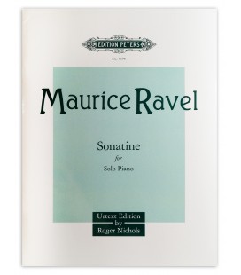 Foto da capa do livro Ravel Sonatina Urtext