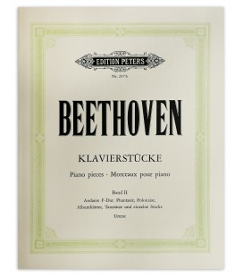 Photo of Beethoven piano pieces vol 2 Peters's book cover