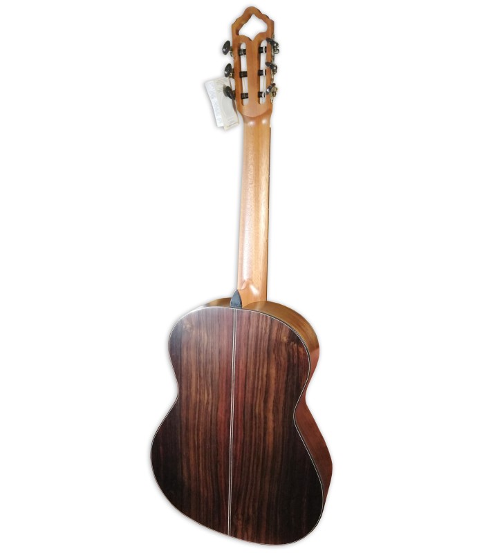 Back of the classical guitar APC model 9C