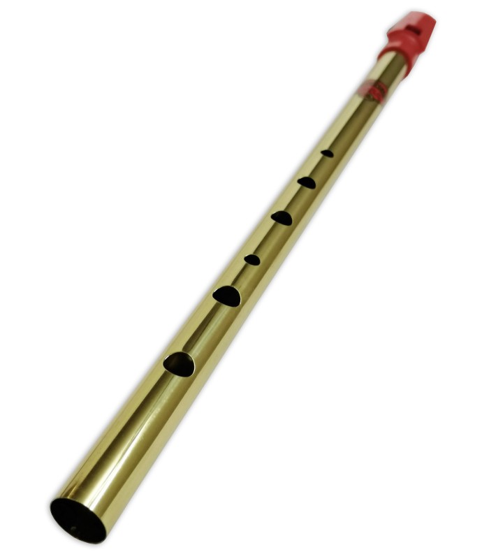 Flauta Feadóg Flageolet em Si bemol Latão